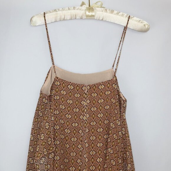 Theory Dafeon Silk Swing Dress Small Petite Tiered Asymmetric Romantic Fairycore - Picture 7 of 12